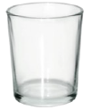 Clear tea light votive