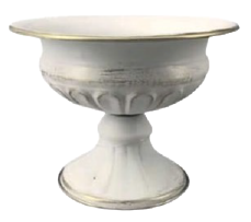 High footed goblet vase