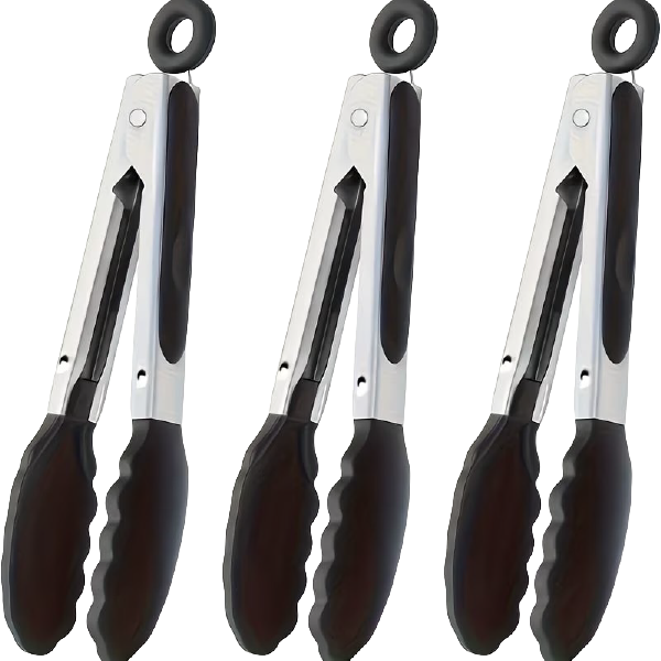 Serving tongs-plastic end